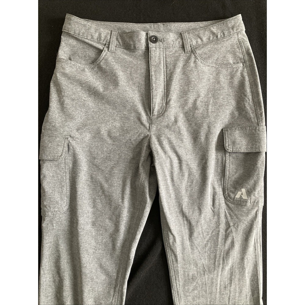 Eddie Bauer Pants First Ascent Light Gray Women's Size 12 Nylon Spandex